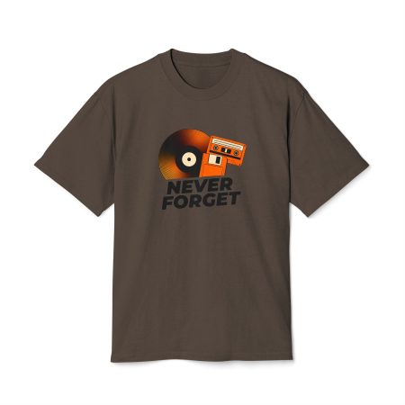 Retro Music Theme Unisex Heavy Faded Tee - 'Never Forget'