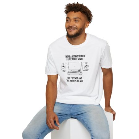 Vinyl Lover Unisex Softstyle T-Shirt - Music Junkie Tee