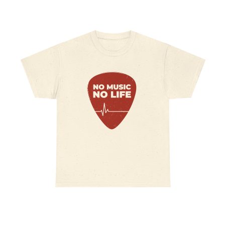 No Music No Life Unisex Heavy Cotton Tee