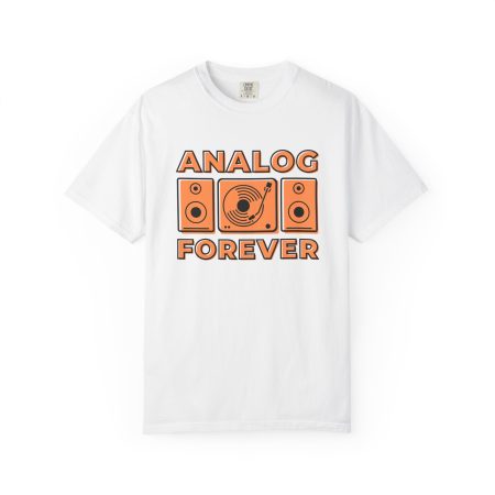 Analog Forever T-Shirt, Unisex Vintage Tee, Music Lover Gift, Retro Style Shirt, Cool DJ Apparel, Casual Streetwear