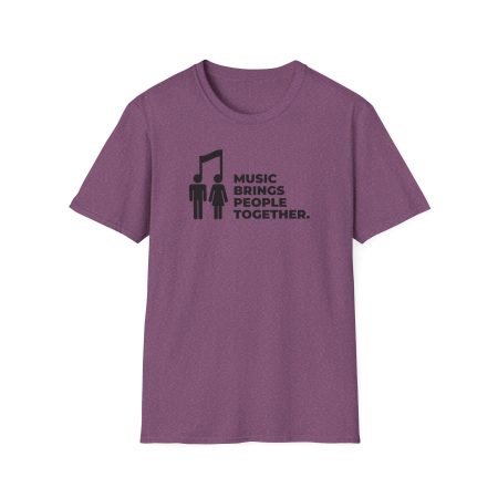 Music Brings People Together Unisex Softstyle T-Shirt