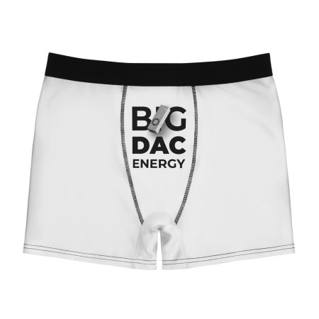 Men's Boxer Briefs with 'BIG DAC ENERGY' Design, Funny Underwear for Gifts, Comfortable Cotton Boxers, Unique Men's Fashion, Fun Loungewear