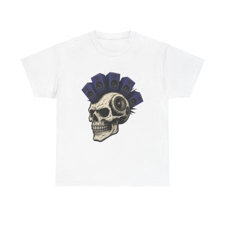 Skull Graffiti T-Shirt, Music Lover Tee, Festival Fashion Shirt, Unisex Graphic Tee, Edgy Streetwear Apparel