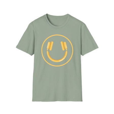 Unisex Smile & Music T-Shirt - Positive Vibes & Togetherness