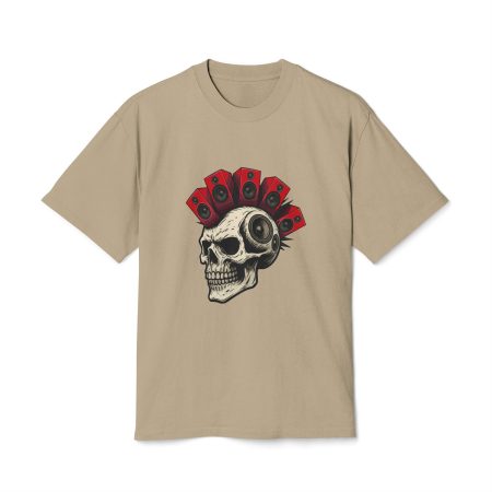 Faded Skull Music Tee - Unisex Retro Graphic T-Shirt