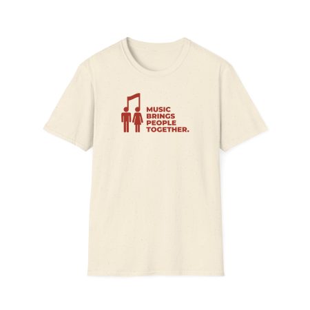Music Brings People Together Unisex Softstyle T-Shirt