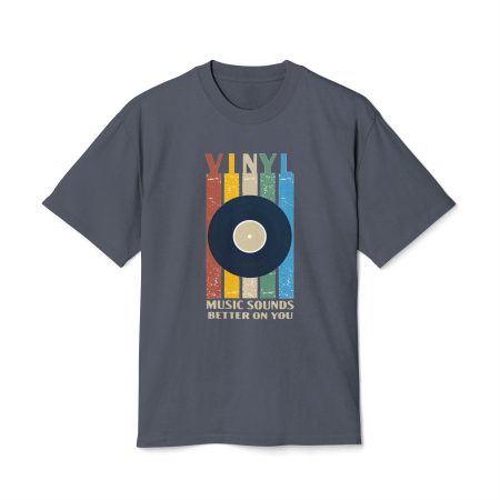 Vinyl Music Sounds Unisex Heavy Faded Tee