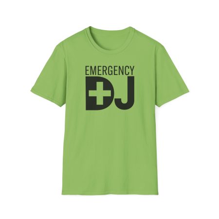 Emergency DJ Unisex Softstyle T-Shirt - Perfect for Music Lovers and Events