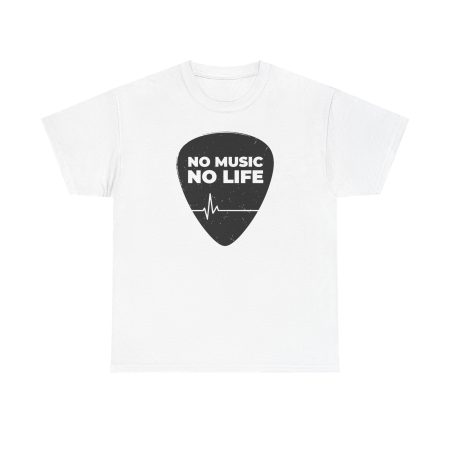Music Lover Unisex Tee - "No Music No Life" Graphic T-Shirt