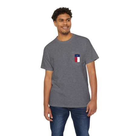 Texas Flag Pocket Tee for Casual Days