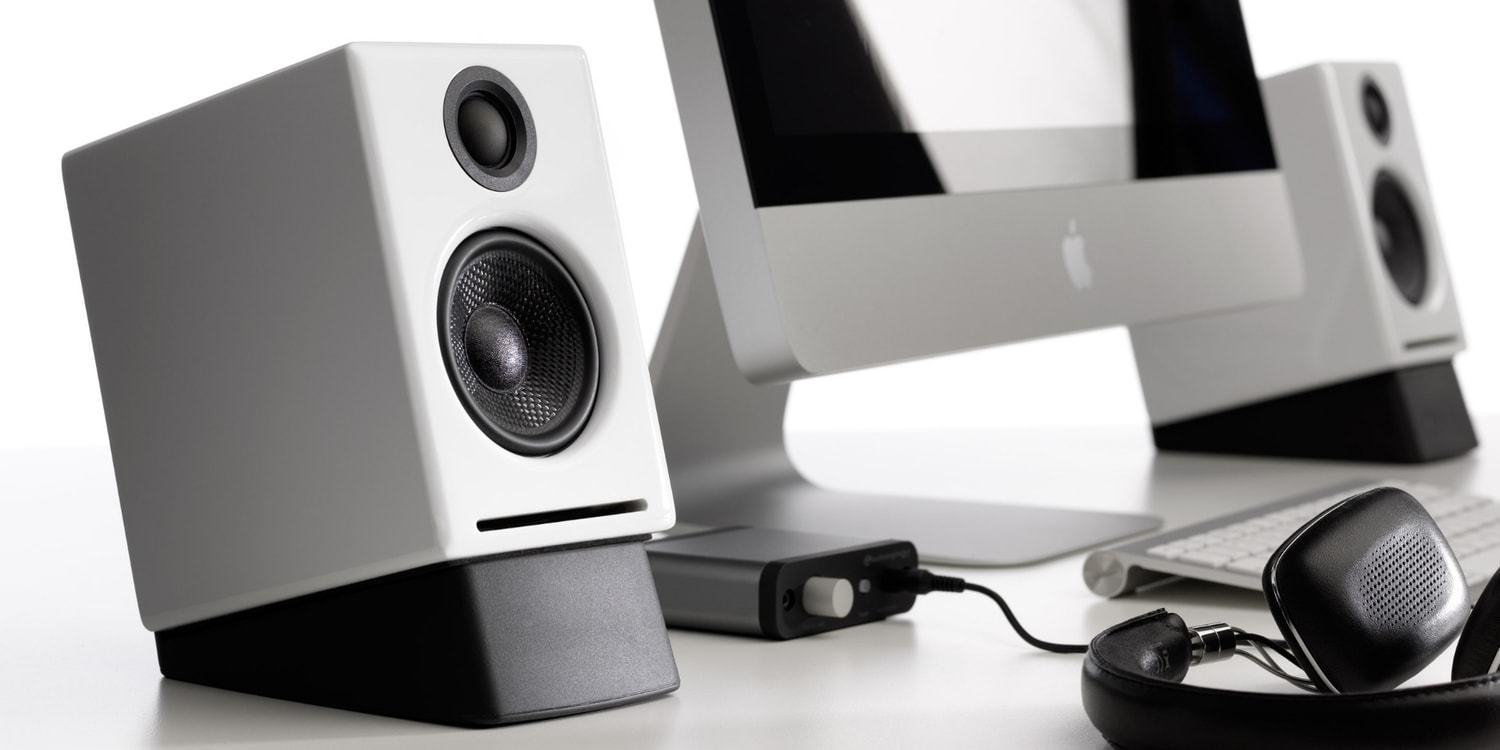 pair of computer speaker stands