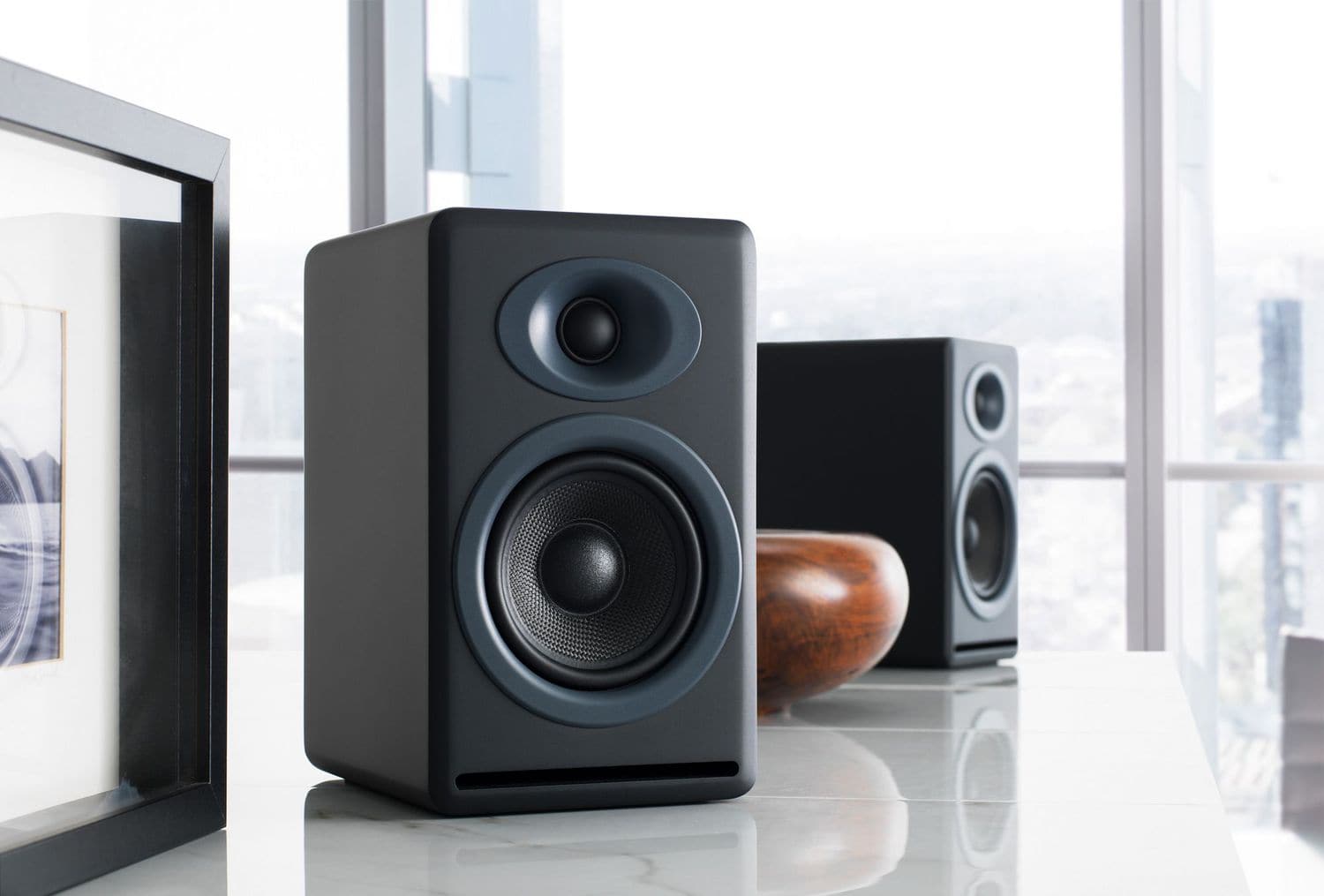 P4 Passive Speakers Satin Black