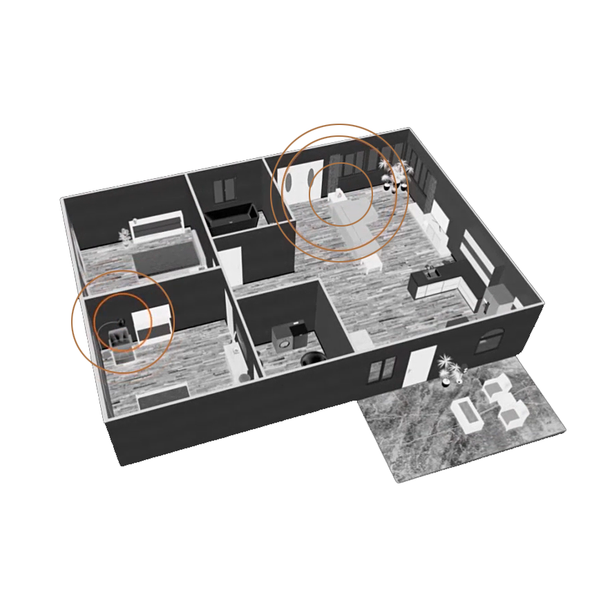 smart home multiroom wifi cast music from room to room