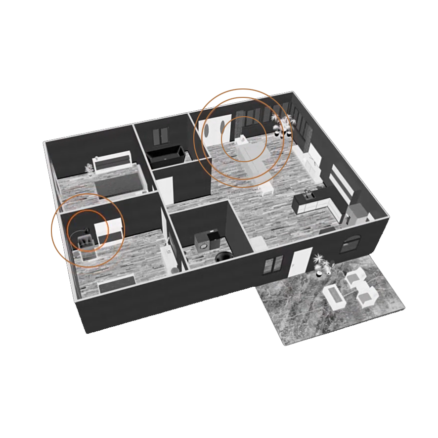 smart home multiroom wifi cast music from room to room