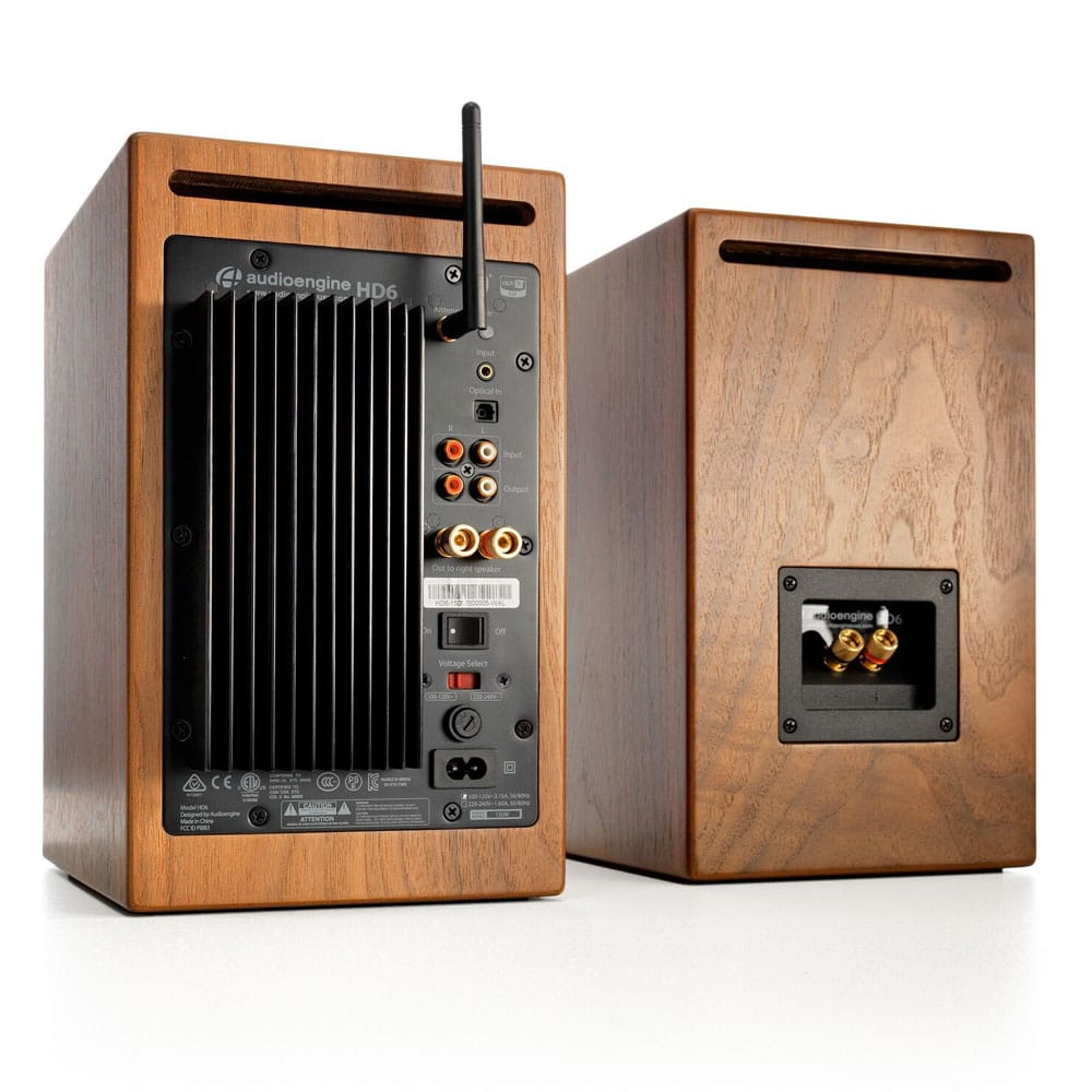 HD6 Premium Wireless Speakers (Walnut)