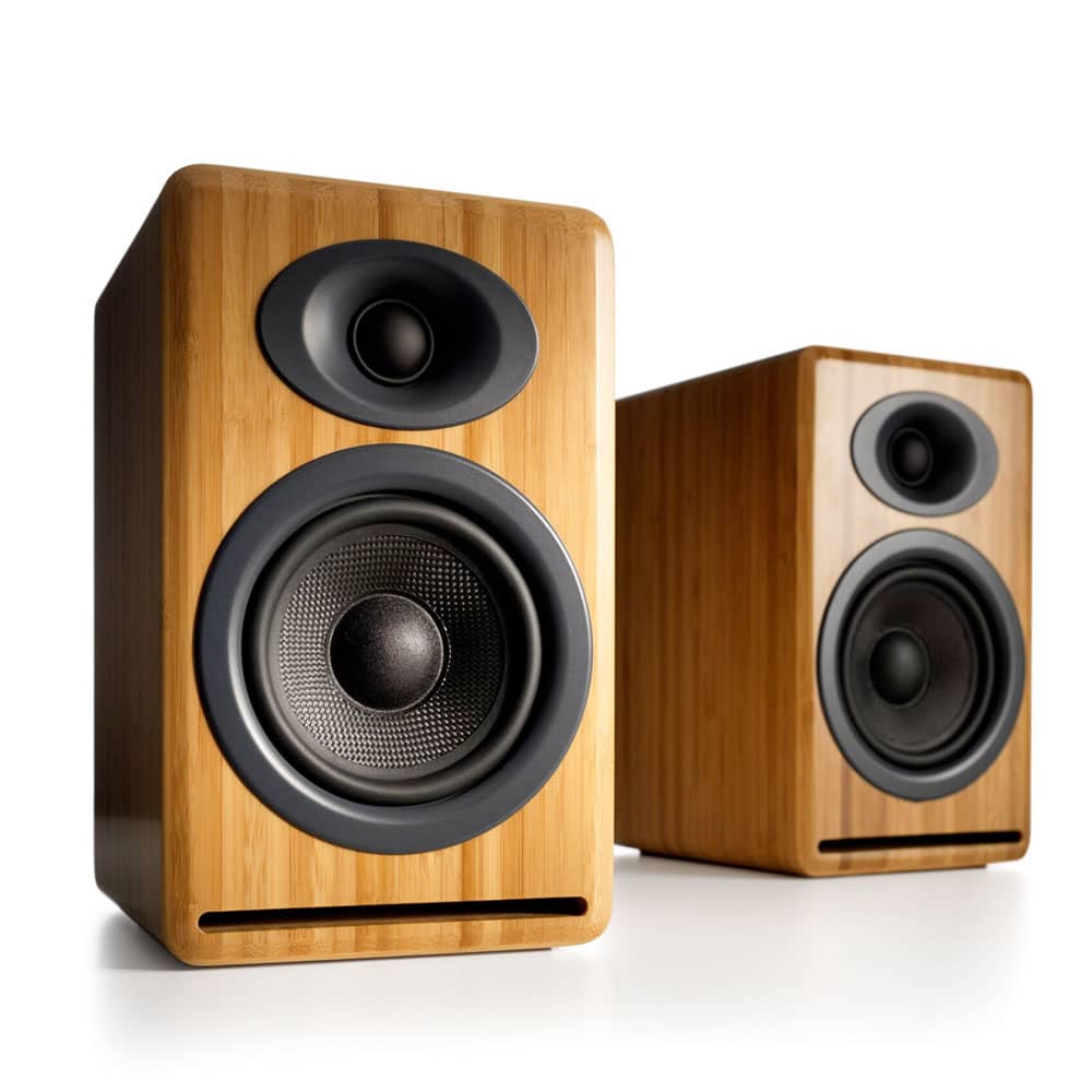 P4 Passive Speakers (Natural Bamaboo)