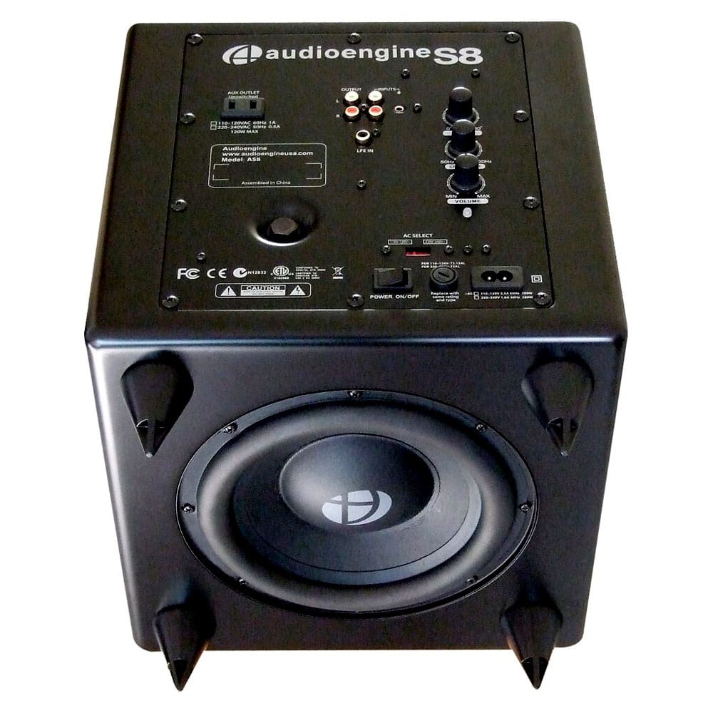 S8 Powered Subwoofer (Black)