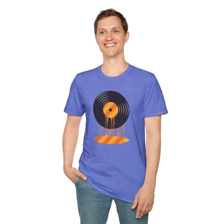 Melting Vinyl Record T-Shirt – Retro Music Tee