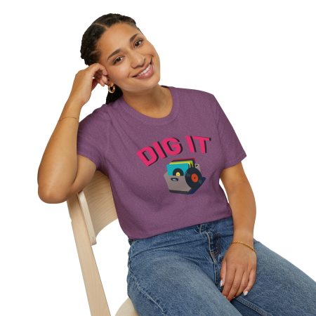 Dig It T-Shirt — Retro Excavator Graphic Tee
