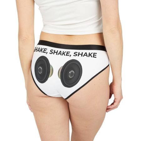 Women's Bikini Briefs "Shake, Shake, Shake" Speaker Graphic