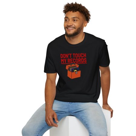 Don't Touch My Records T-Shirt — Retro Vinyl Collector Shirt
