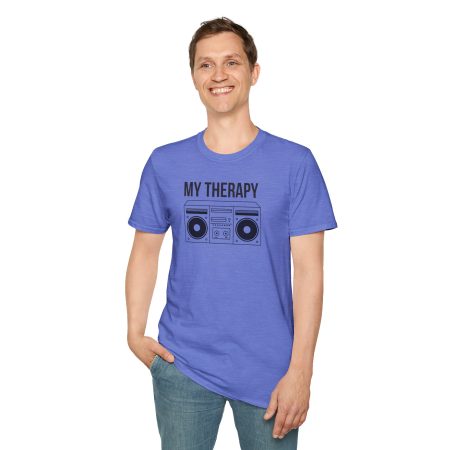 T‑Shirt — "My Therapy" Boombox Graphic Tee