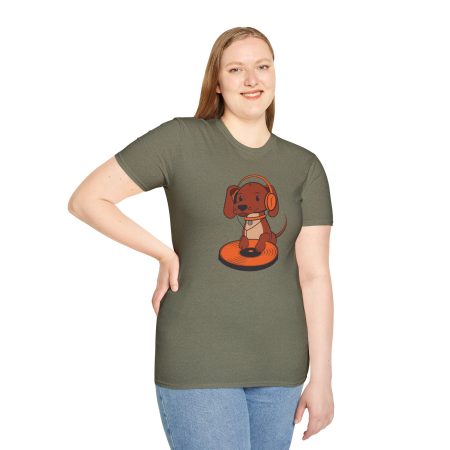 DJ Dachshund Tee — Cute Dog with Headphones Graphic T-Shirt
