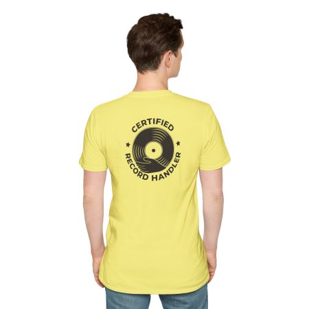 Certified Record Handler T-Shirt — Retro Vinyl DJ Tee