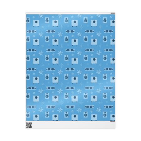 Holiday Wrapping Papers - Light Blue